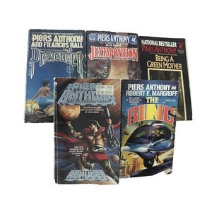 Piers Anthony Sci-fi Books/Novel Lot of 5 Paperback Vintage